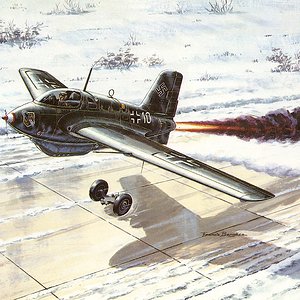 Messerschmitt-Me-163-Komet-by-Francis-Bergese
