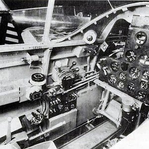 A P-36 cockpit - port side