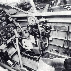 A P-36 cockpit - starboard