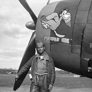 P-47D Thunderbolt "Maximum Goose" , the nose art
