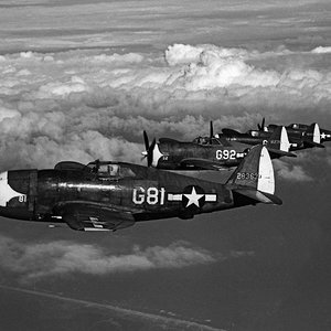 P-47 Thunderbolts  Of The USAAF , 1944