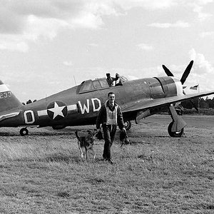 P-47D Thunderbolt, WD-O,  Lt.Howard D.Hively, 335FS, 4FG, Debden, England, 1.10.1943