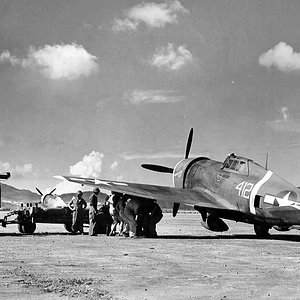 P-47D-11, serial 42-75460, "Princess Pat" of the 73rd FS, the 318th FG, Cpt. Babcock
