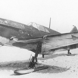 LaGG-3 on skis