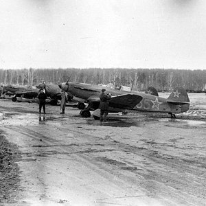 Yak-9s of the Normandie-Niemen Regiment