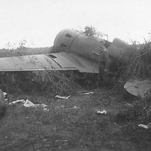 A captured Polikarpov I-16 "Red 5"