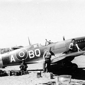 Spitfire Mk.IXc MH769 coded BQ-A of 451 Squadron, Corsica 1944