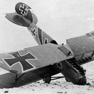 Albatros D.V , damaged