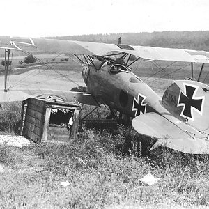 Albatros D.III OAW no. D.643/17  damaged