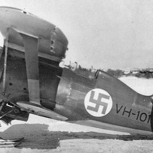 Polikarpov I-153  , Finnish VH-101.