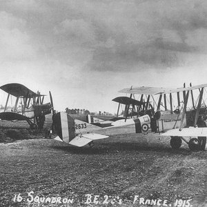 RAF B.E.2 no. 2633 and no. 4172 , 16 Squadron,  France, 1915