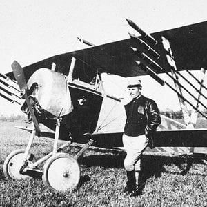 Nieuport 11 with Le Prieur rockets