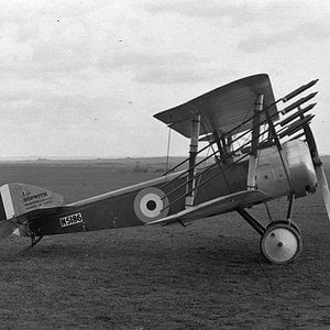 Sopwith Pup no. N5186  with Le Prieur rockets
