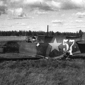 LaGG-3 35 serie,  "White 57", 524 IAP, 1942 (1)