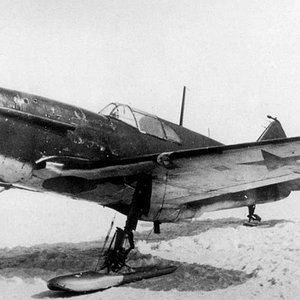 LaGG-3 on skis