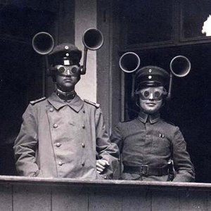 German sound location system, 1917