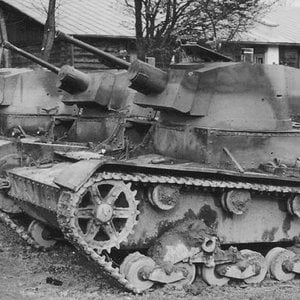 Polish 7TP light tanks captured by Germans, 1939