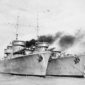 ORP Błyskawica and ORP Grom, Harwich, Great Britain, 1939/1940 (3)