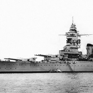 French battleship Dunkerque in 30'