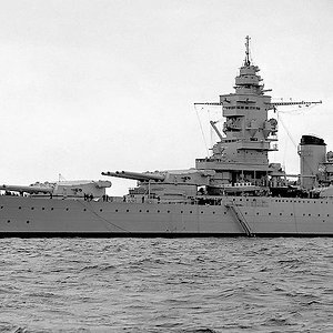 French battleship Dunkerque, 1937
