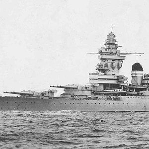 French battleship Richelieu, 1939