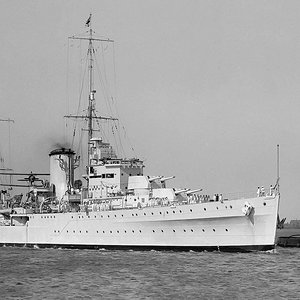 HMS Achilles light cruiser