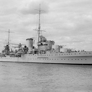 HMS Leander light cruiser
