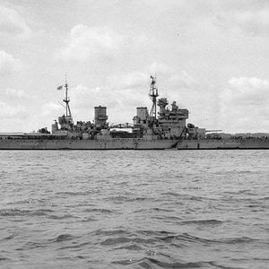 HMS King George V battleship