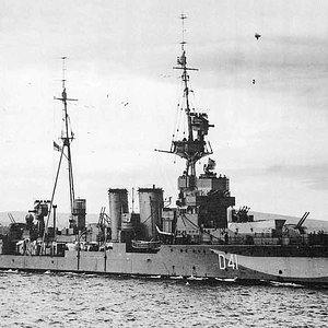 HMS Curacoa, D41