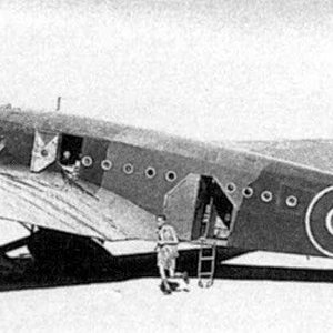 Savoia Marchetti SM.81 Pipistrello, captured