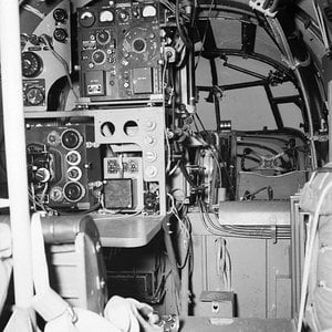 Bristol Beaufort bomber, cockpit interior (2)
