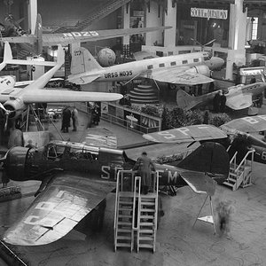 PZL 23 Karaś and PZL P-24, the Expo exibition, Paris 1938
