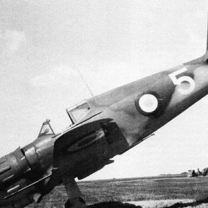 Bloch MB.152 no.672 ,"White 5",  GC. II/6, France 1940