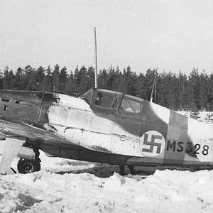 Morane-Saulnier MS.406C1, MS-328 "Black 8", Finnish AF