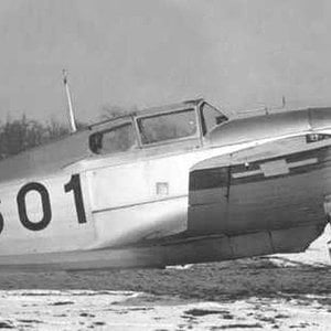 Morane-Saulnier MS.406, "Black 601", Swiss AF (2)