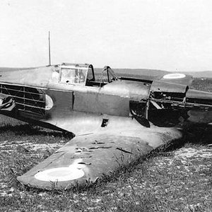 Moreane-Saulnire MS.406, nr.372, GC. II/6, crashed Frence 1940