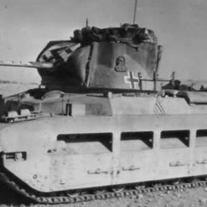 A-12 Matilda II captured in the North Africa