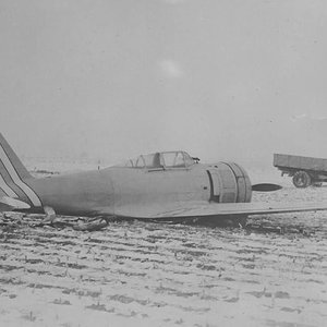 Nakajima Ki-27 crashed