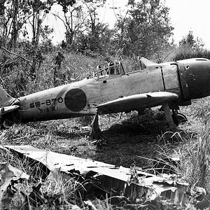 Mitsubishi A6M3 Zero, code V-187, New Guinea, 1943 (2) | Aircraft of ...