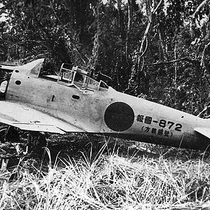 Mitsubishi A6M3 Zero, code Q102, New Guinea, 1943 (2)