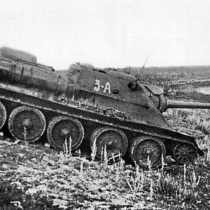 SU-85-III prototype during trials