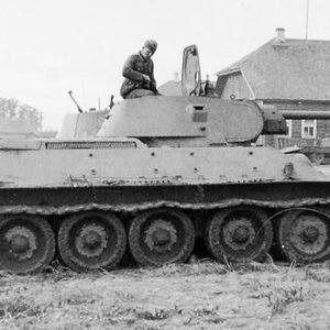 T34/76 captured by Germans, 1941