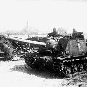 ISU-122S, the 3rd Belorussian Front, 1945