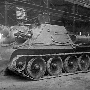 SU-122M, the general view, UZTM,  1943 (1)