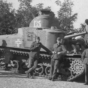 M3 Lee Grant captured by Germans