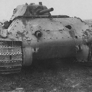 T-34/76 model 1940 damaged, Ukraine 1941