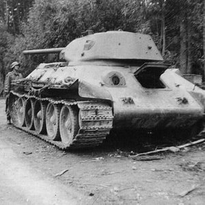 T-34/76 abandoned in 1941