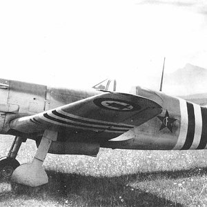 Dewoitine D.520 of the Free French unit, 1944