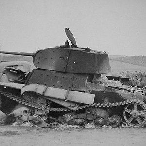 T-26 model 1939 destroyed in 1941