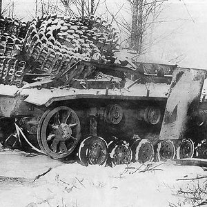 StuG.III damaged in Eastern Prussia, 1945